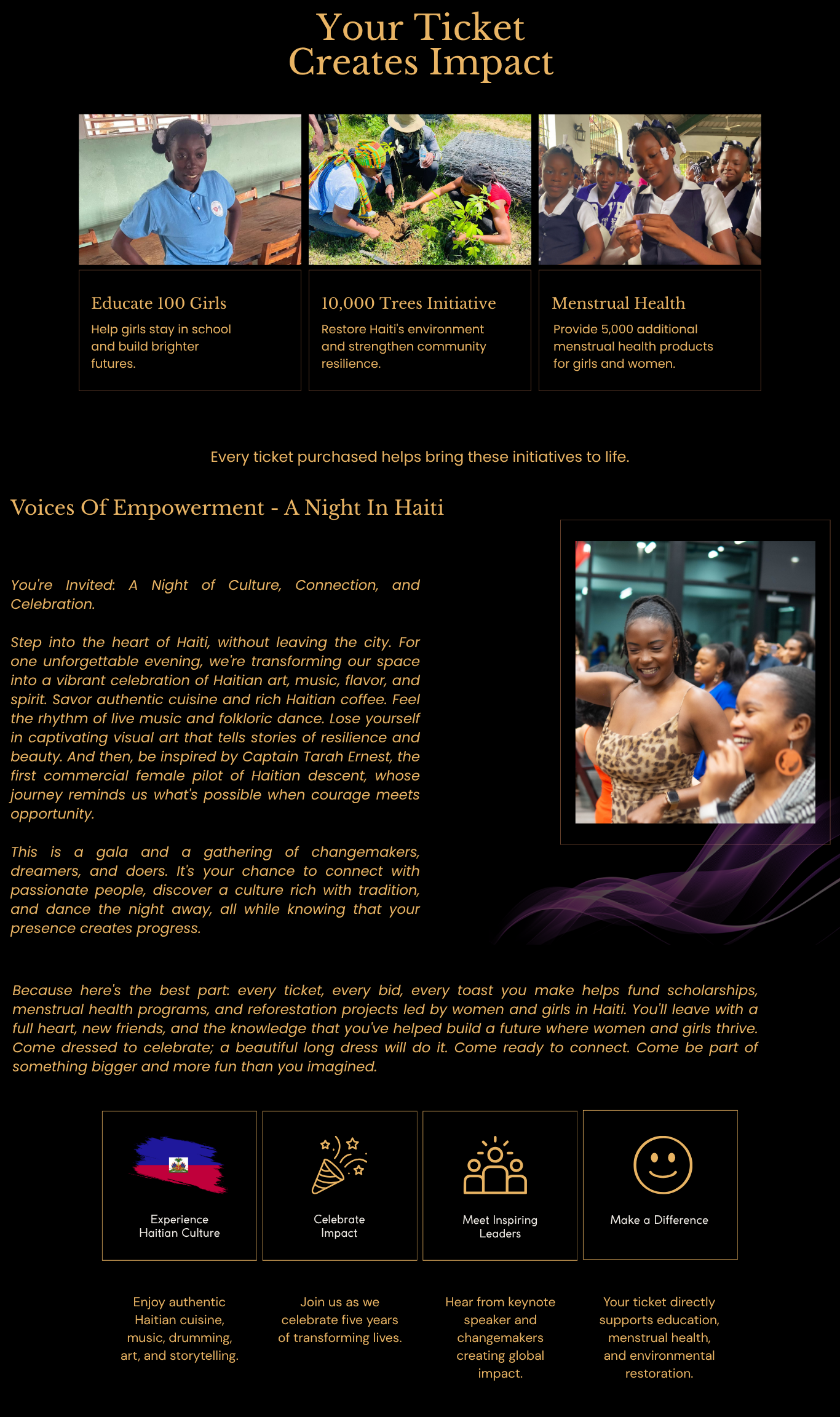 a night in haiti